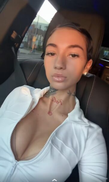 bhad bhabie sexy cleavage tight outfit onlyfans set leaked fykfyd 364x607 1