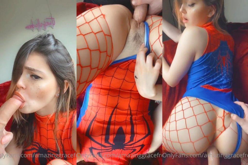 amazing grace spider girl pov blowjob fuck video leaked 1024x683 1