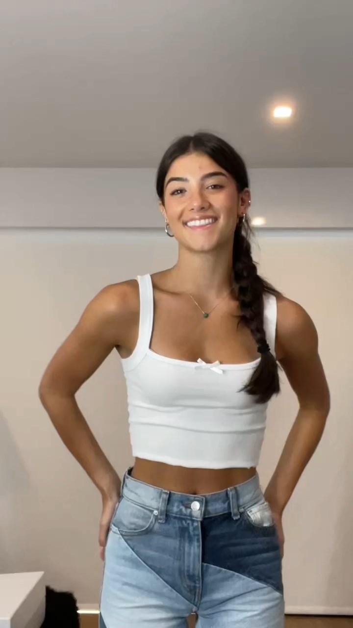 charli damelio sexy tank top dance video leaked qbeqfp