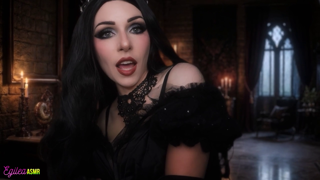 egilea asmr enemy queen wakes you with kisses video 1