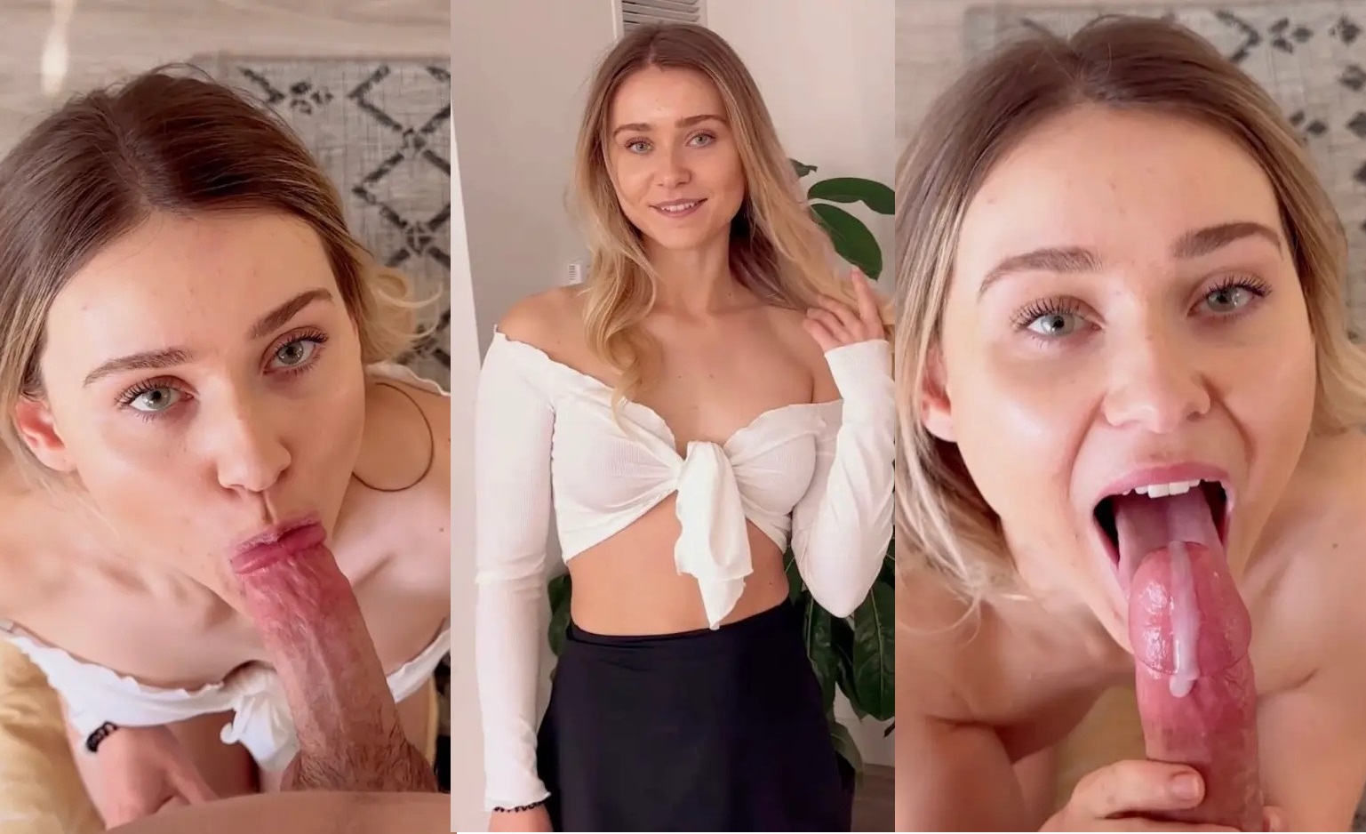 minililly gives a sloppy head ends up cum in mouth convert io 1